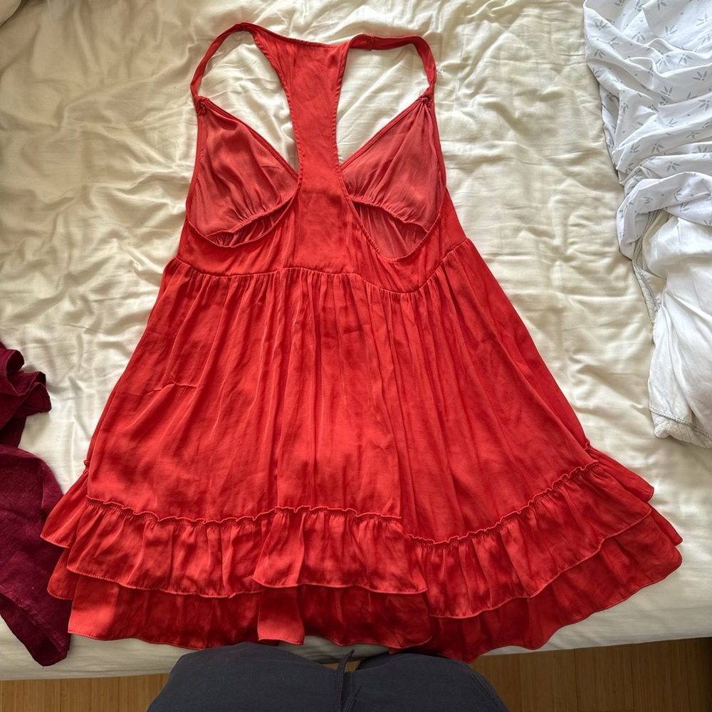 Free People Red Mini Dress